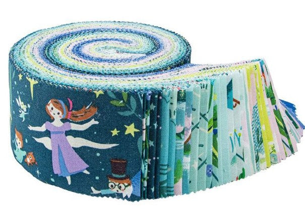 Forever Neverland Rolie Polie Jelly Roll Riley Blake Designs