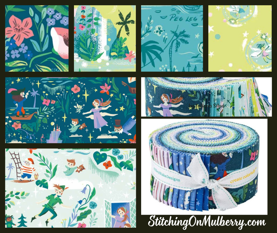 Forever Neverland Rolie Polie Jelly Roll Riley Blake Designs