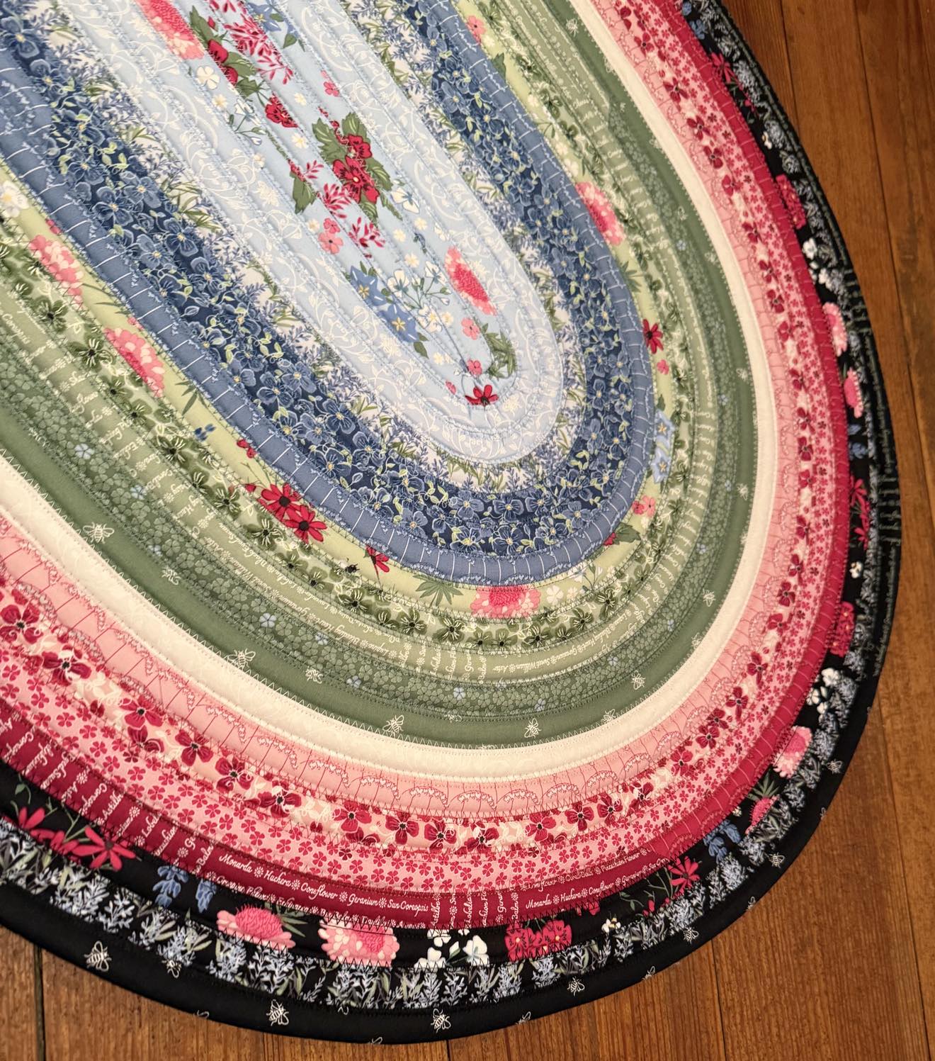 Oval Rug 27" x 44 1/2" - Perennial by Riley Blake Designs