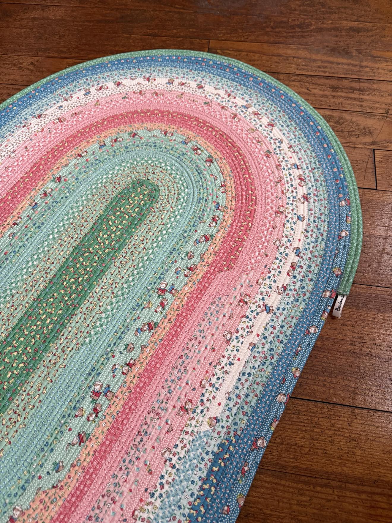 Oval Jelly Roll Rug 27" x 43 1/2" - Playtime 30s by Riley Blake Designs