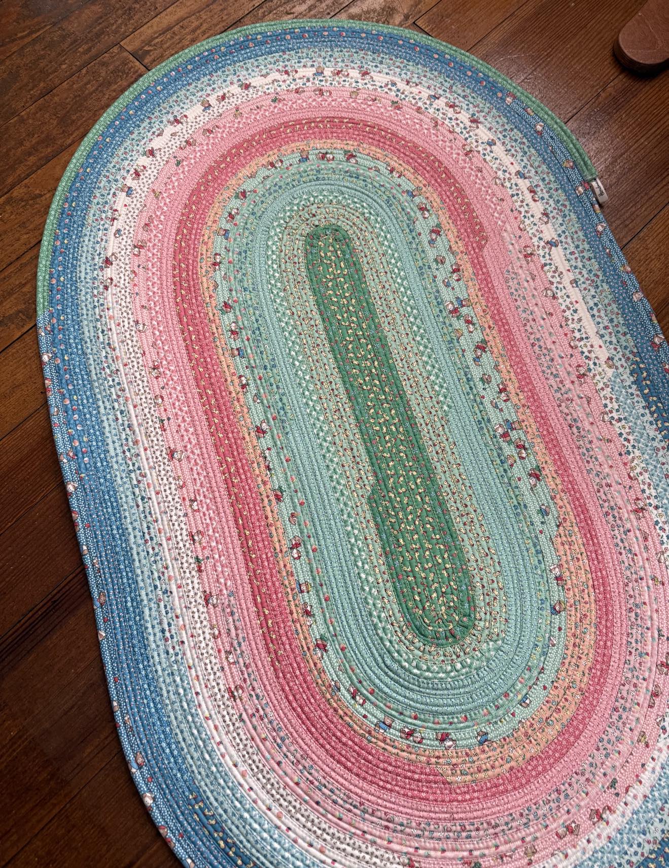 Oval Jelly Roll Rug 27" x 43 1/2" - Playtime 30s by Riley Blake Designs