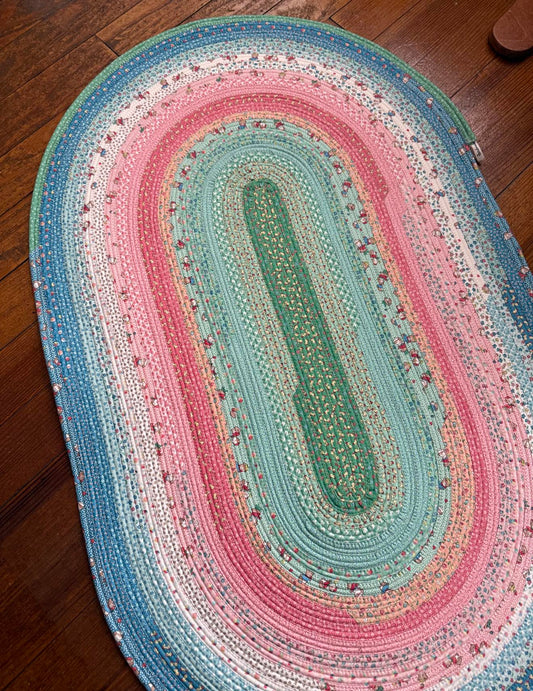 Oval Jelly Roll Rug 27" x 43 1/2" - Playtime 30s by Riley Blake Designs