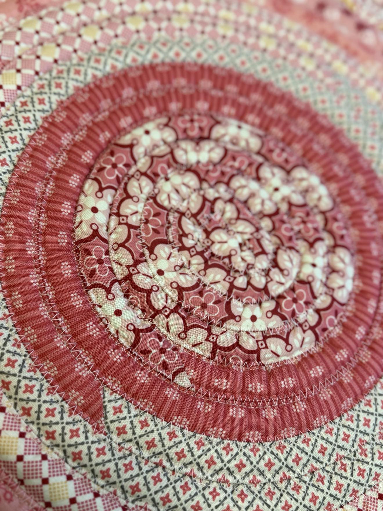 Round 37" Diameter Jelly Roll Rug  - Piece & Plenty