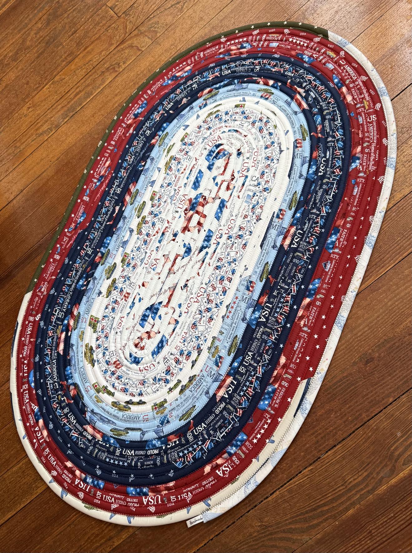 Oval Jelly Roll Rug 27" x 42 3/4" - Letters From Home