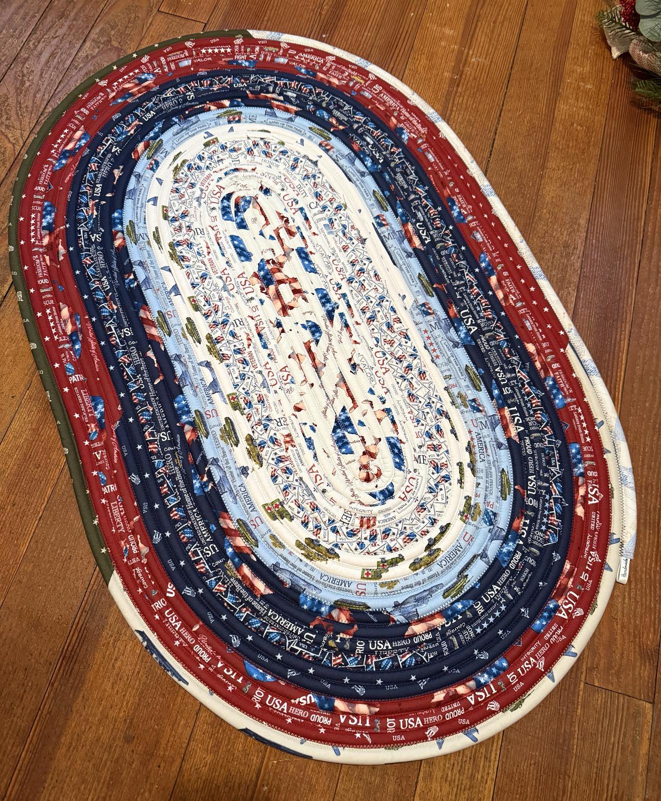 Oval Jelly Roll Rug 27" x 42 3/4" - Letters From Home