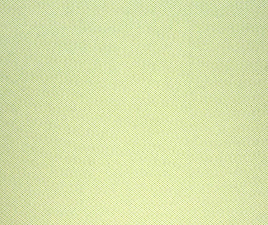 1 Yard Fabric Cut  - 100% Cotton Flannel Fabric - Green Lattice Plaid