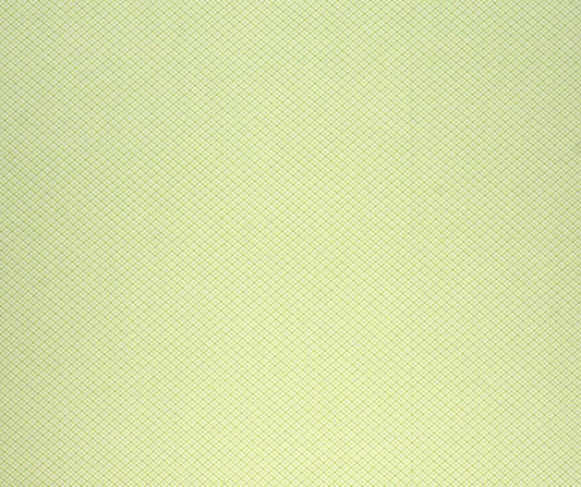 1 Yard Fabric Cut  - 100% Cotton Flannel Fabric - Green Lattice Plaid