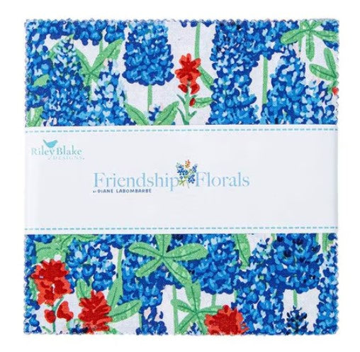 Friendship Florals 5" Stacker by Diane Labombarbe for Riley Blake Designs