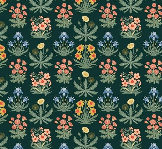 1 Yard - Wanderlust Morning Meadow Pine by Danelys Sidron for Riley Blake Designs