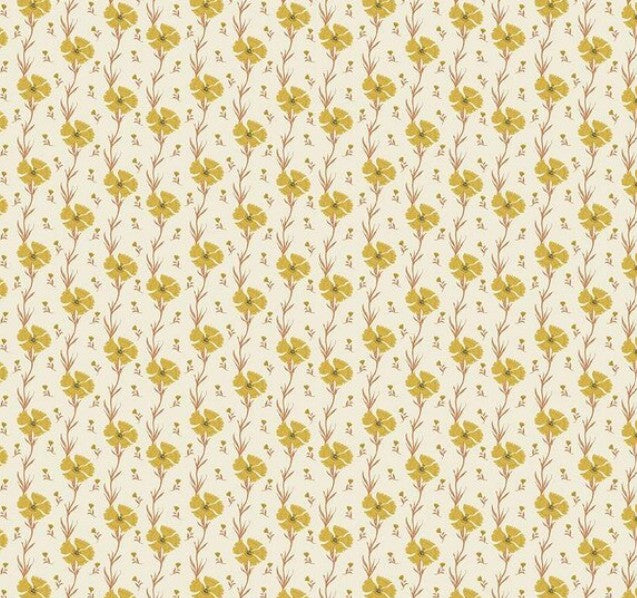 1 Yard - Wanderlust Carnation Cream by Danelys Sidron for Riley Blake Designs