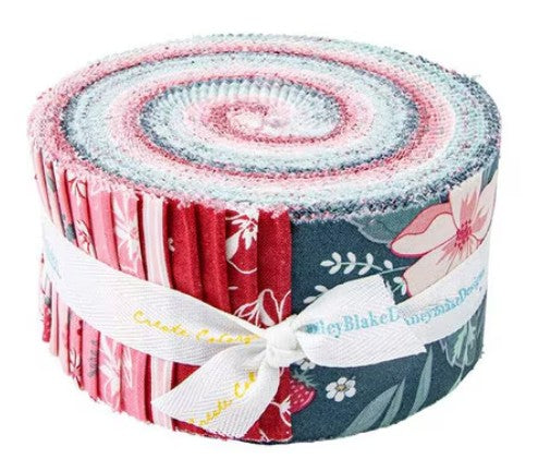 Berry Market Rolie Polie Jelly Roll by Beverly McCullough for Riley Blake Designs