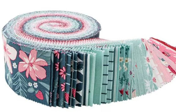 Berry Market Rolie Polie Jelly Roll by Beverly McCullough for Riley Blake Designs