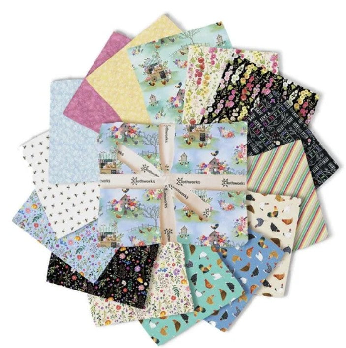 Simple Life Fat Quarter Bundle - 16 Pieces - Clothworks