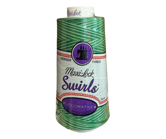 Maxi-Lock Swirls Serger Thread 3000 YDS MINT JULEP M54