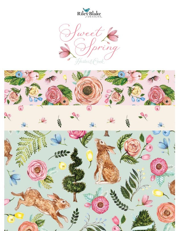 Sweet Spring Fat Quarter Bundle by Hester & Cook for Riley Blake Designs