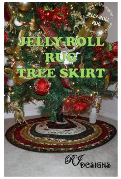 Jelly Roll Rug Tree Skirt #RJD-135 FREE SHIPPING