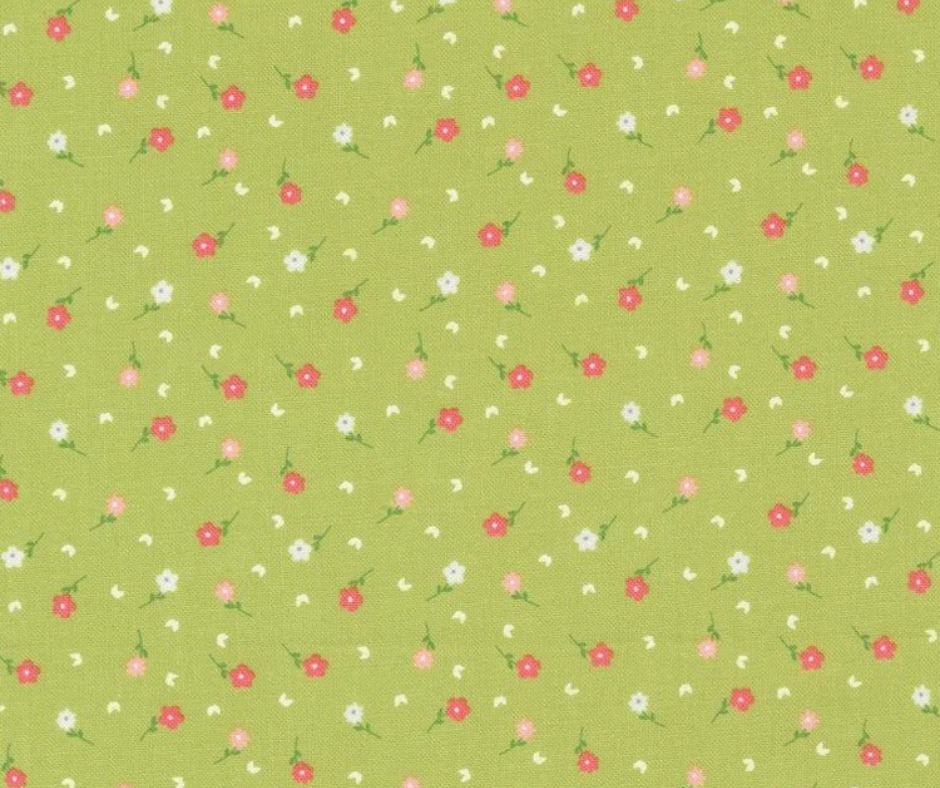 1 Yard Fabric  Cut  - Strawberry Lemonade #37674 Moda Fabric 100% Cotton