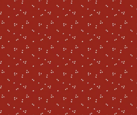 1 Yard - It Takes A Village Shining Star Fire Truck Red by Jennifer Long for Riley Blake Designs