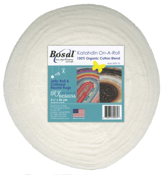 Bosal Katahdin On-A-Roll 100% Organic Cotton Blend 2 1/2" x 50 yds RJ Designs