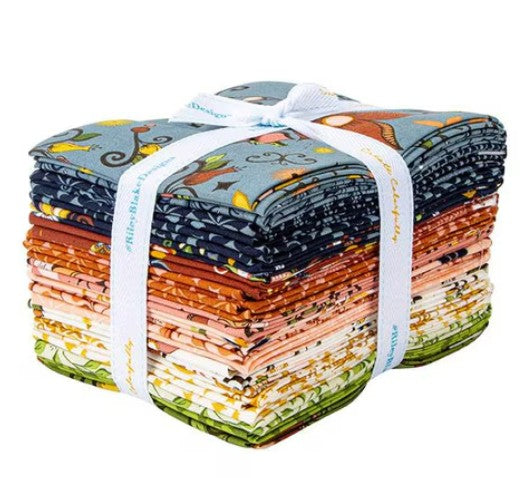 Curated Blooms Fat Quarter Bundle by Judi Madsen for Riley Blake Designs