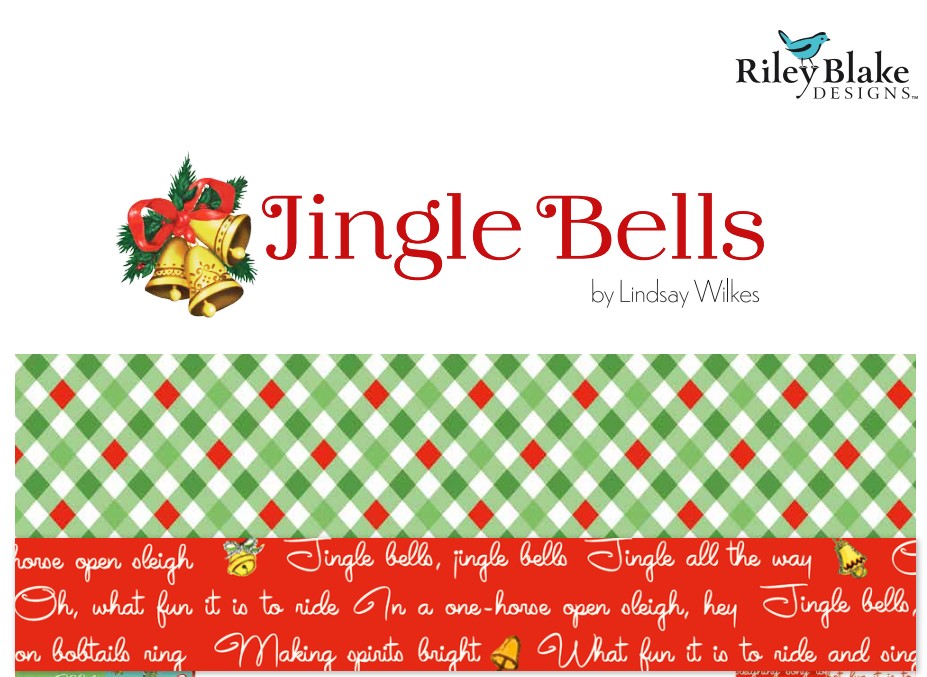 Jingle Bells Rolie Polie by Lindsay Wilkes for Riley Blake Designs