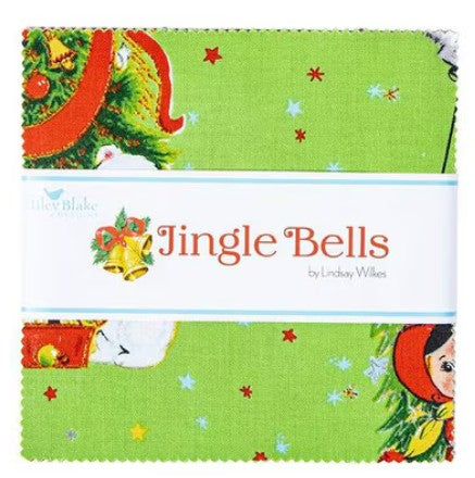 Jingle Bells 5" Stacker by Lindsay Wilkes Riley Blake Designs